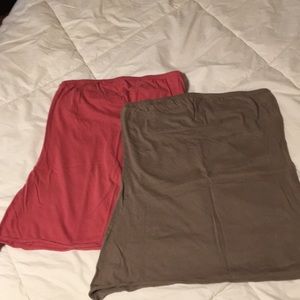 Set of 2 tube tops